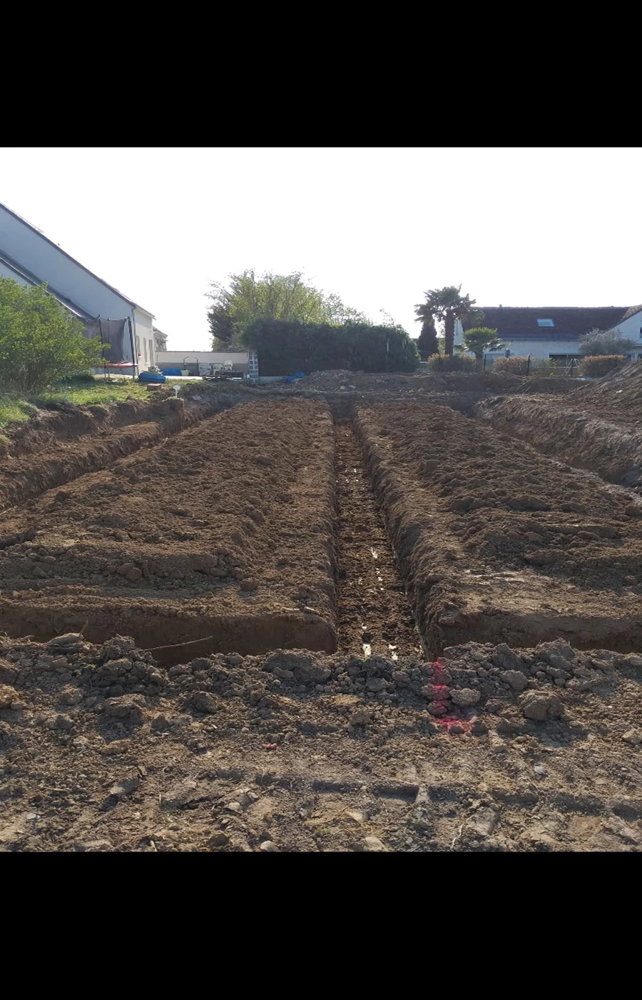 Fondation d'une maison